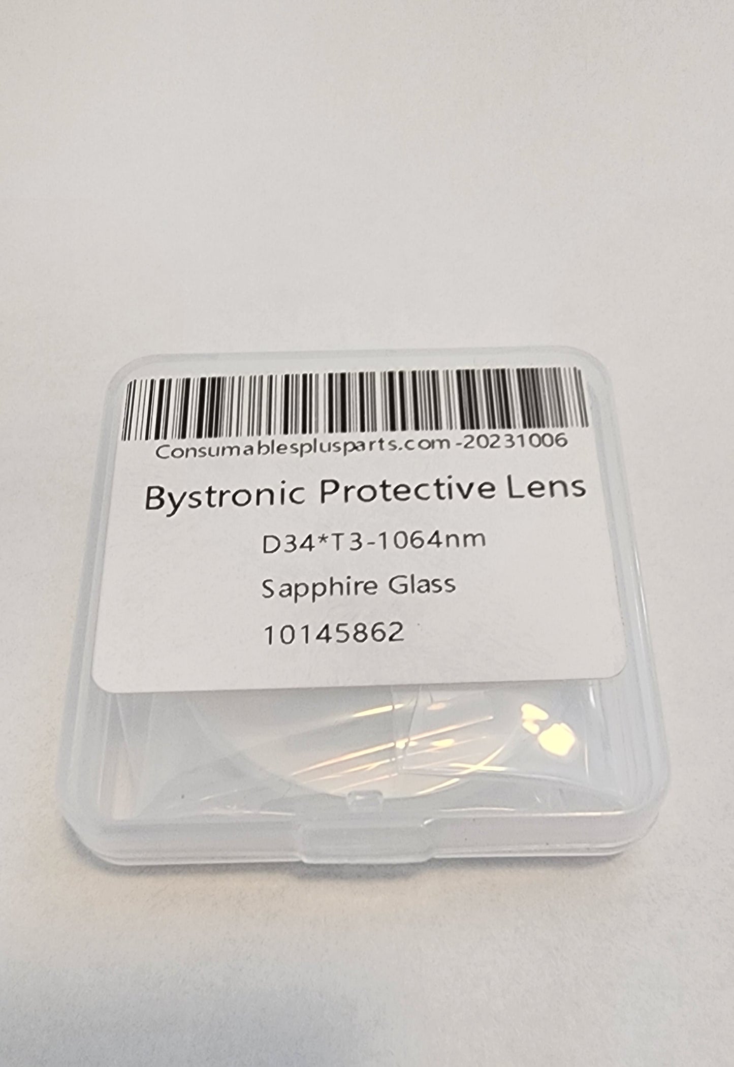 Protective Glass window 10145862 or 10071591 sapphire bystronic ssc cutting head bottom